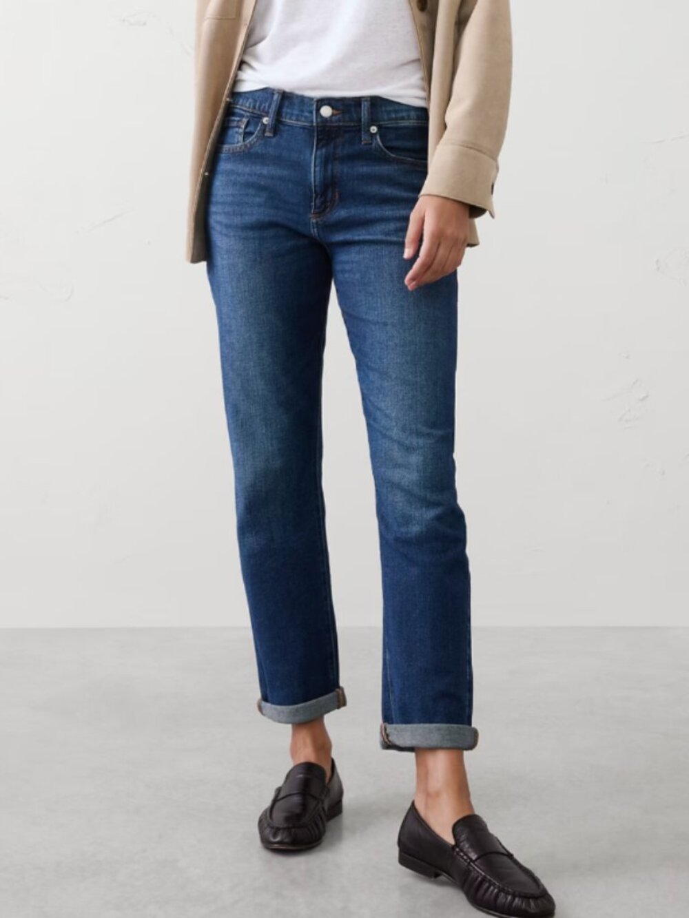 Rarely Worn Banana Republic Girlfriend Mid-Rise Jeans